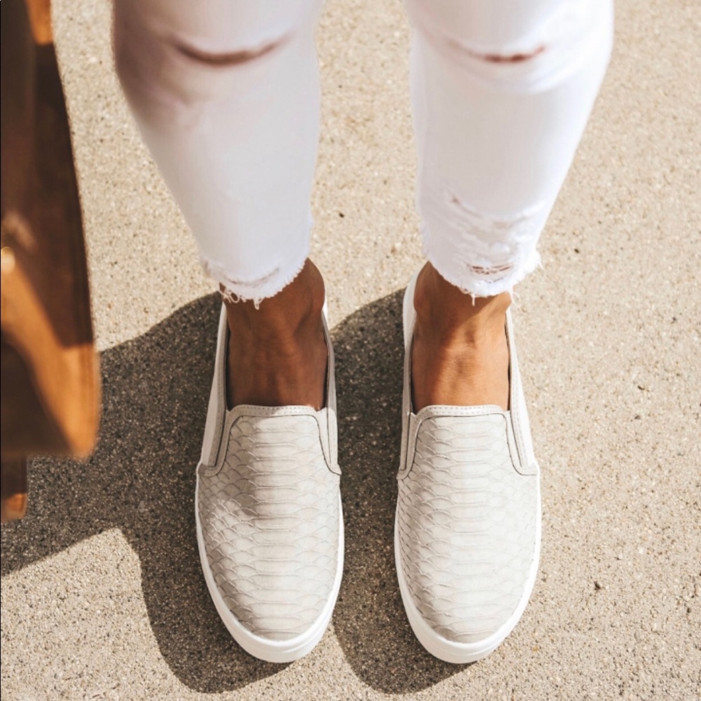 Peyton Snakeskin Sneakers